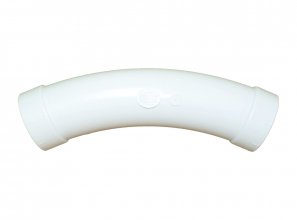 Coude PVC pour flexible rétractable Retraflex - 45° - très long rayon