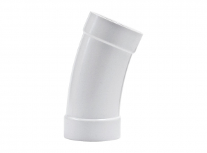 Coude PVC pour flexible rétractable Retraflex - 22,5° - très long rayon